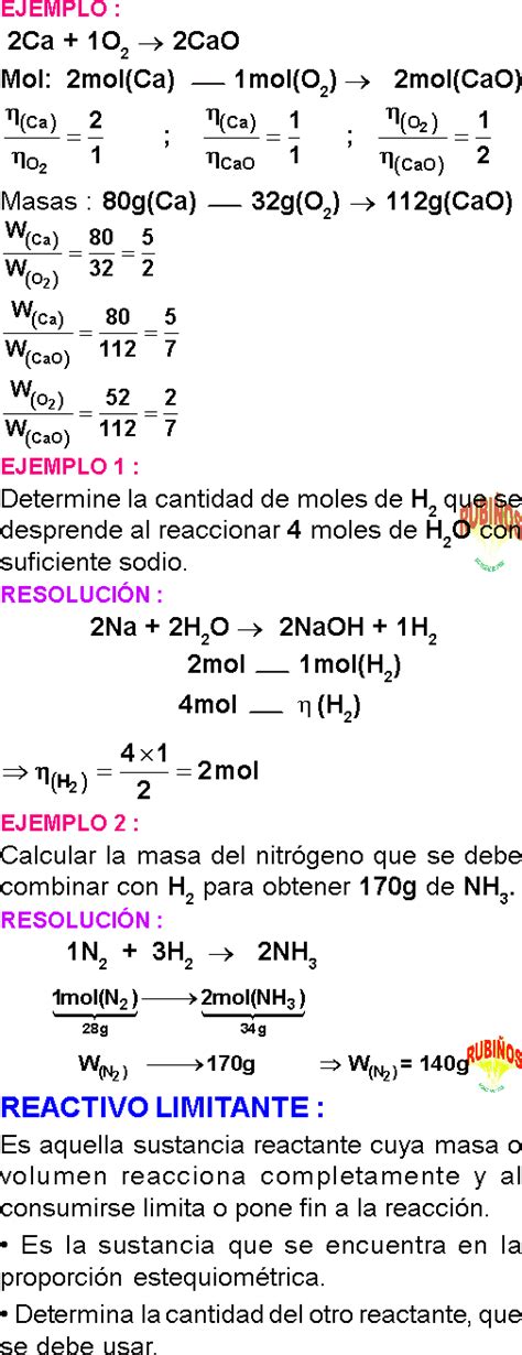 EstequiometrÍa Ejercicios Resueltos Pdf