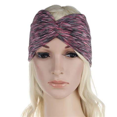 Bohemian Hairbands Women Elastic Turban Hairbands Twist Knot Headwrap