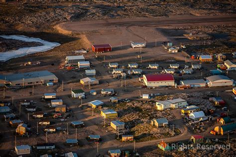 Overflightstock™ Canada Far North Village Of Repulse Bay Nunavut