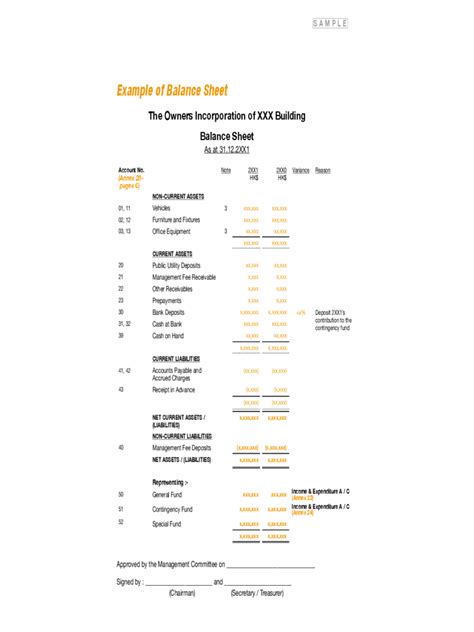 2022 Balance Sheet Example Fillable Printable Pdf And Forms Handypdf