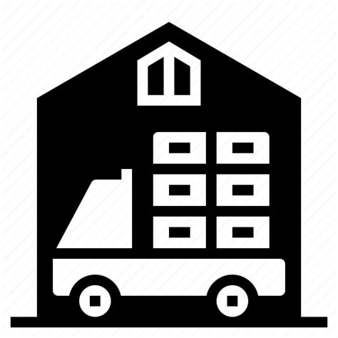 Factory Shipping Stock Supplier Supply Warehouse Wholesaler Icon