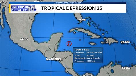 tropical storm gamma forms in the western caribbean sea