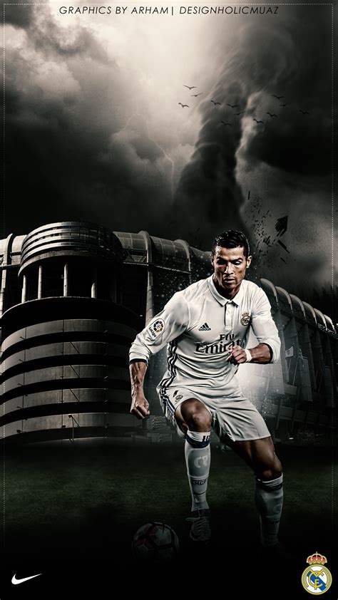 Cristiano Ronaldo Real Madrid Wallpaper By Muajbinanwar On Deviantart