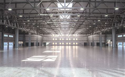 Warehouse 3d Model Hangar Cgtrader