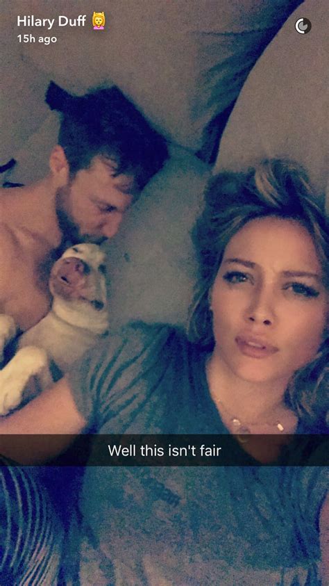 Hilary Duff Ends Up In Bed With Boyfriend Jason Walsh Photo