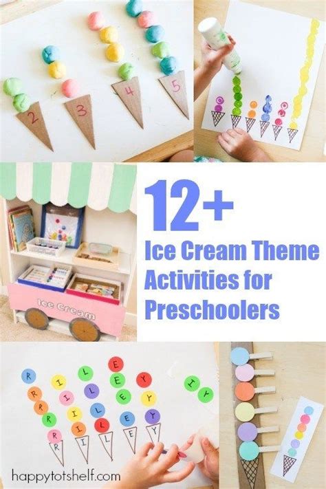 Ice Cream Theme Activities For Preschoolers