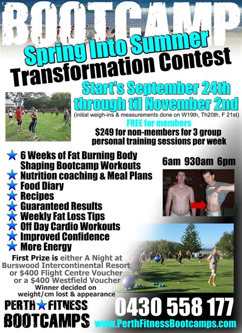 Sign Up For The 6 Week Transformation Competition