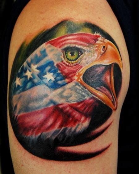 Bald Eagle American Flag Tattoo Picture Picture Tattoos Eagle