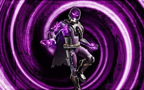 Download Wallpapers K Tempest Violet Grunge Background Fortnite Vortex Fortnite Characters