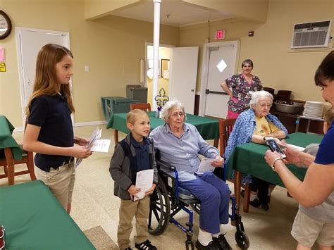 St Joseph Visits Nursing Home St Joseph Catholic Elementary And High