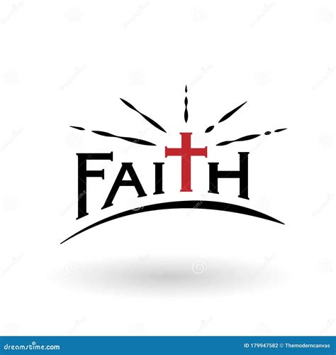 Christian Symbol In Stained Glass Cartoon Vector