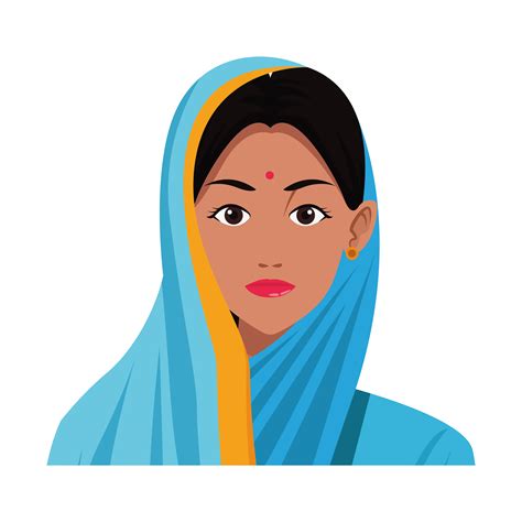 Indian Woman Vector Art Icons And Graphics For Free Download