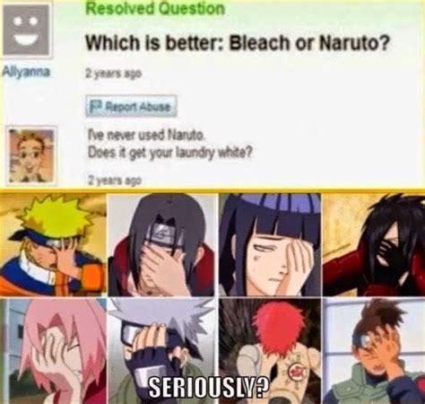 Funny Naruto Memes Completed Bleach Or Naruto Wattpad