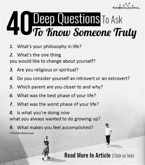 Questions To Get To Know Someone Deep Questions To Ask Intimate
