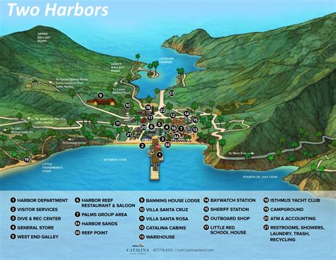 Two Harbors Campground Map