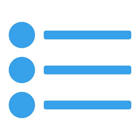 Bullet Point Free Interface Icons