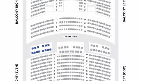 Seating Chart | Miller Theater Augusta