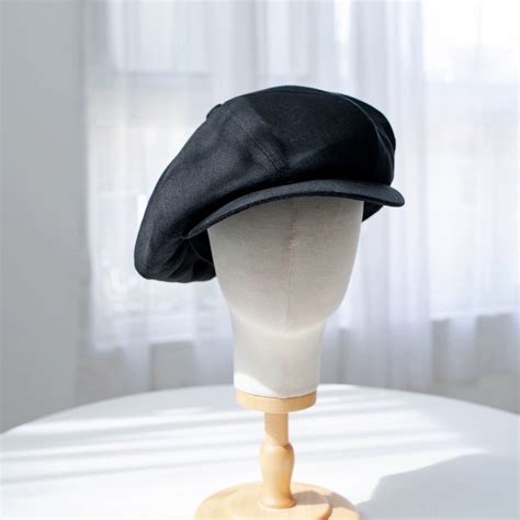 Extra Oversized Newsboy Cap For Menwomen 100 Linen Hat Custom Made