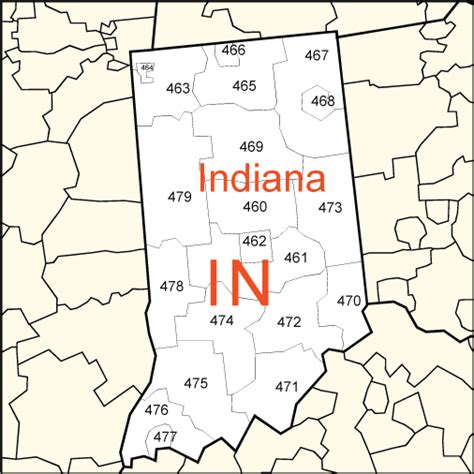 Indiana Zip Code Map Bank Home