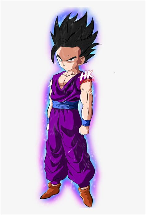 Aura Drawing Mystic Gohan Gohan Free Transparent Png Download Pngkey