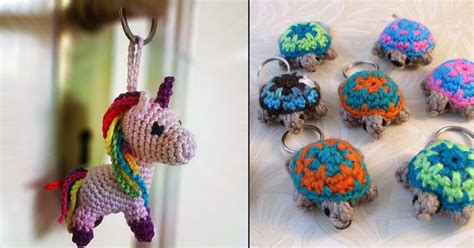 13 Super Cute Diy Crochet Keychain Ideas With Free Patterns Crocht