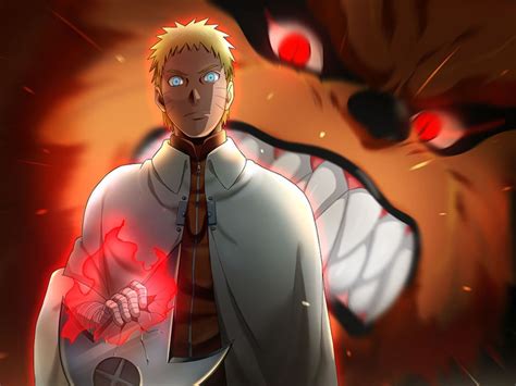 Naruto Uzumaki Nanadaime Hokage Y Kurama By Aikawaiichan On Deviantart