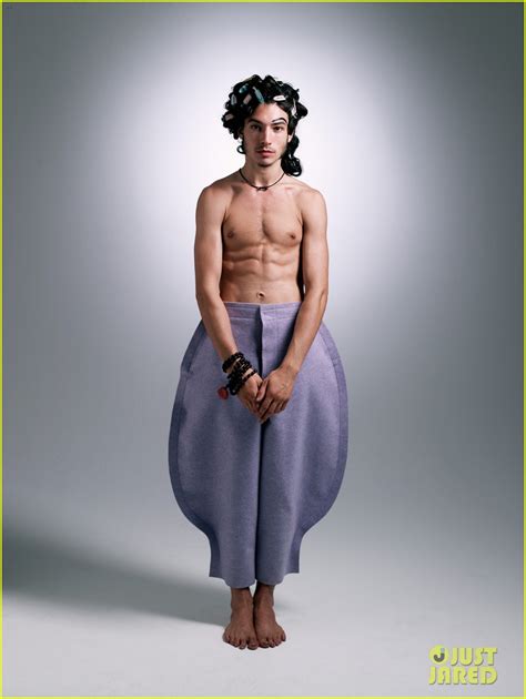 Ezra Miller Shirtless And High Heels For Paper Magazine Photo 2709306