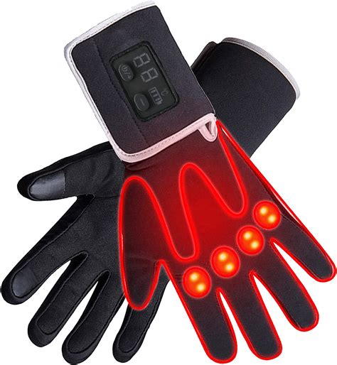 Battery Powered Heating Gloves Electric Thin Heated Gloves
