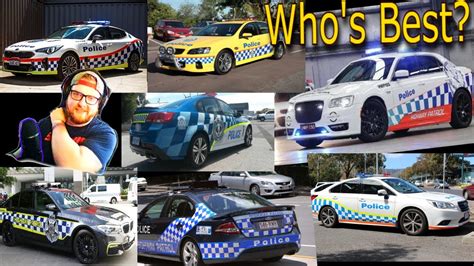 American Ranks Each Australian States Highway Patrol Police Cars Youtube