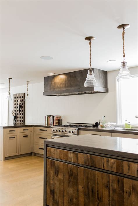 Rustic Kitchen Lighting Wood Interior Design Kitchen