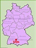 Ulm location on the Germany map - Ontheworldmap.com