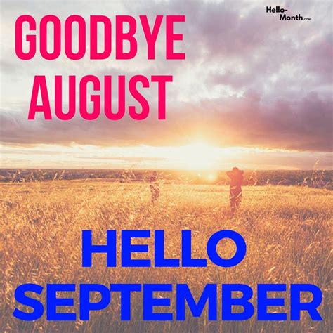 Goodbye August Hello September Images Hello September Images Goodbye