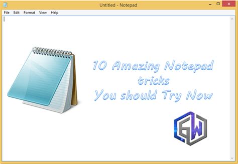 10 Amazing Notepad Tricks To Try Right Now The Genesis Of Tech