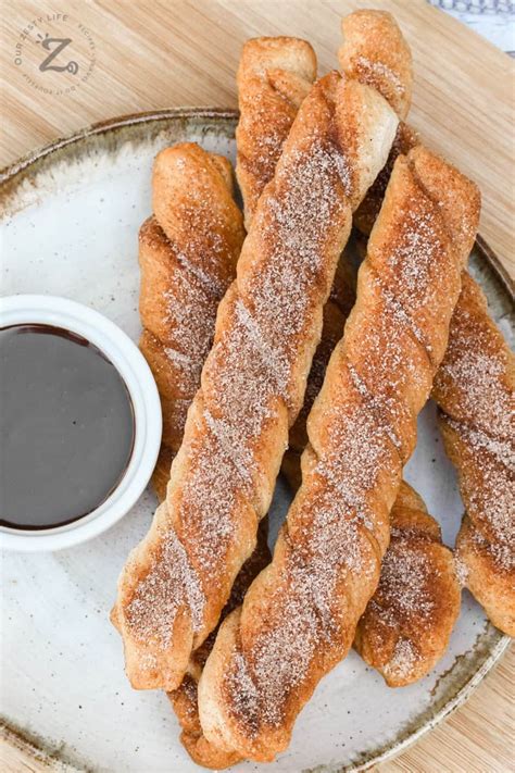 Baked Churros Only 4 Ingredients Our Zesty Life