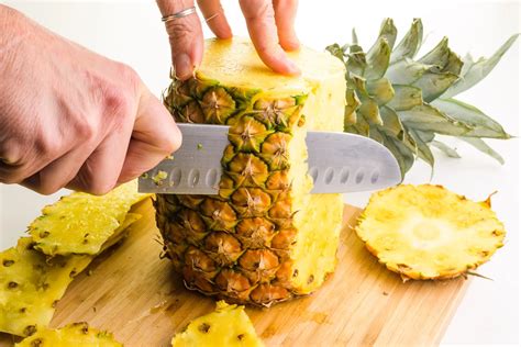 How To Cut A Pineapple 4 Ways Without Waste Namely Marly