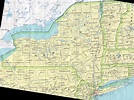 Administrative map of New York state | New York state | USA | Maps of ...