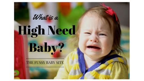 What Is A High Need Baby The Fussy Baby Site