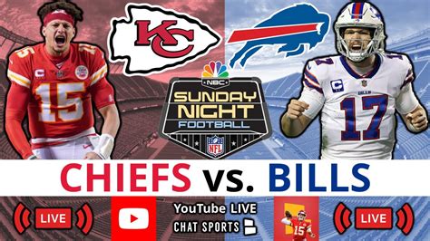 Chiefs Vs Bills Live Streaming Scoreboard Play By Play Highlights Stats Updates NFL Week