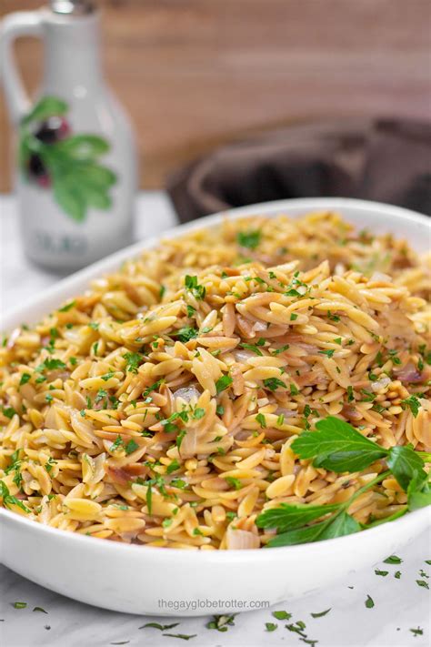 This Rice Pilaf With Orzo Is An Easy Pasta Side Dish That Goes With