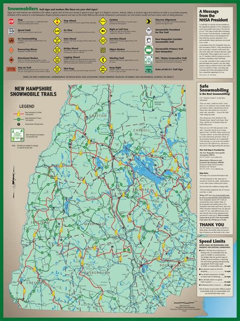 New Hampshire Snowmobile Trails Maplets