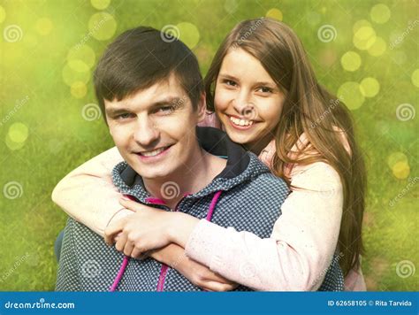 Brother And Sister Stock Image Image Of Smile Sister 62658105
