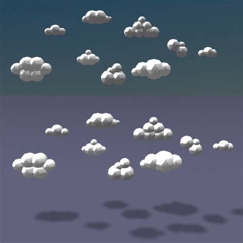 Clouds Pack 3d Models 3docean