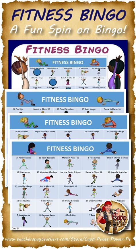 Fitness Bingo Printable