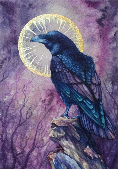 Dark Celtic Mythology Pagan Goth Card Morrigan Raven Wicca 387