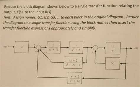 solved reduce the block diagram shown below to a single