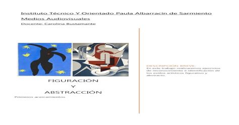 Figuración Y Abstracción Ipas · 2020 4 17 · Medios Audiovisuales