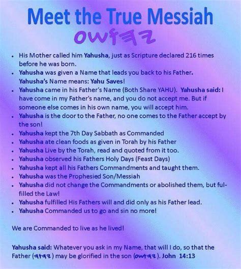Messiah is Yeshua (means Salvation) not Jesus which was taken from