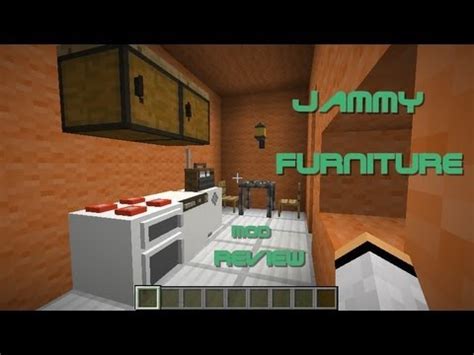 Jammy Furniture Minecraft Mod Review Youtube