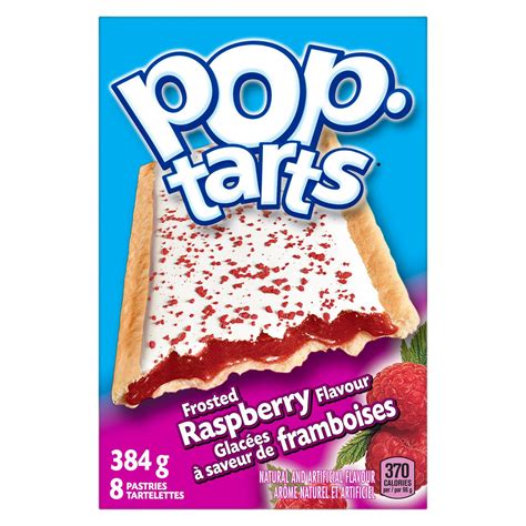 Kellogg S Pop Tarts Toaster Pastries Frosted Raspberry 384 G 8 Pastries Walmart Canada