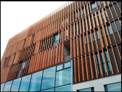 Vert Slats University Architecture Brick Architecture Concept